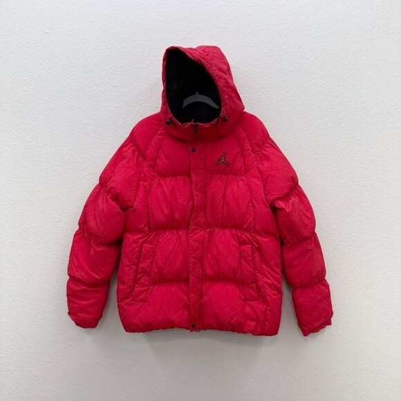 Jordan Other - Nike Air Jordan Red Essential Puffer Jacket Coat DQ7348-612 Mens size Large